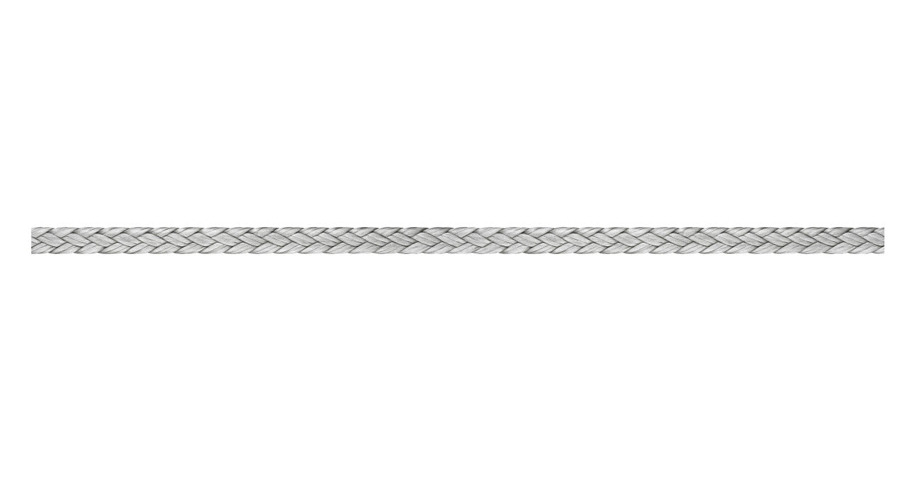 Liros Kite Leader/Depower Line 4mm - Silver (per metre)